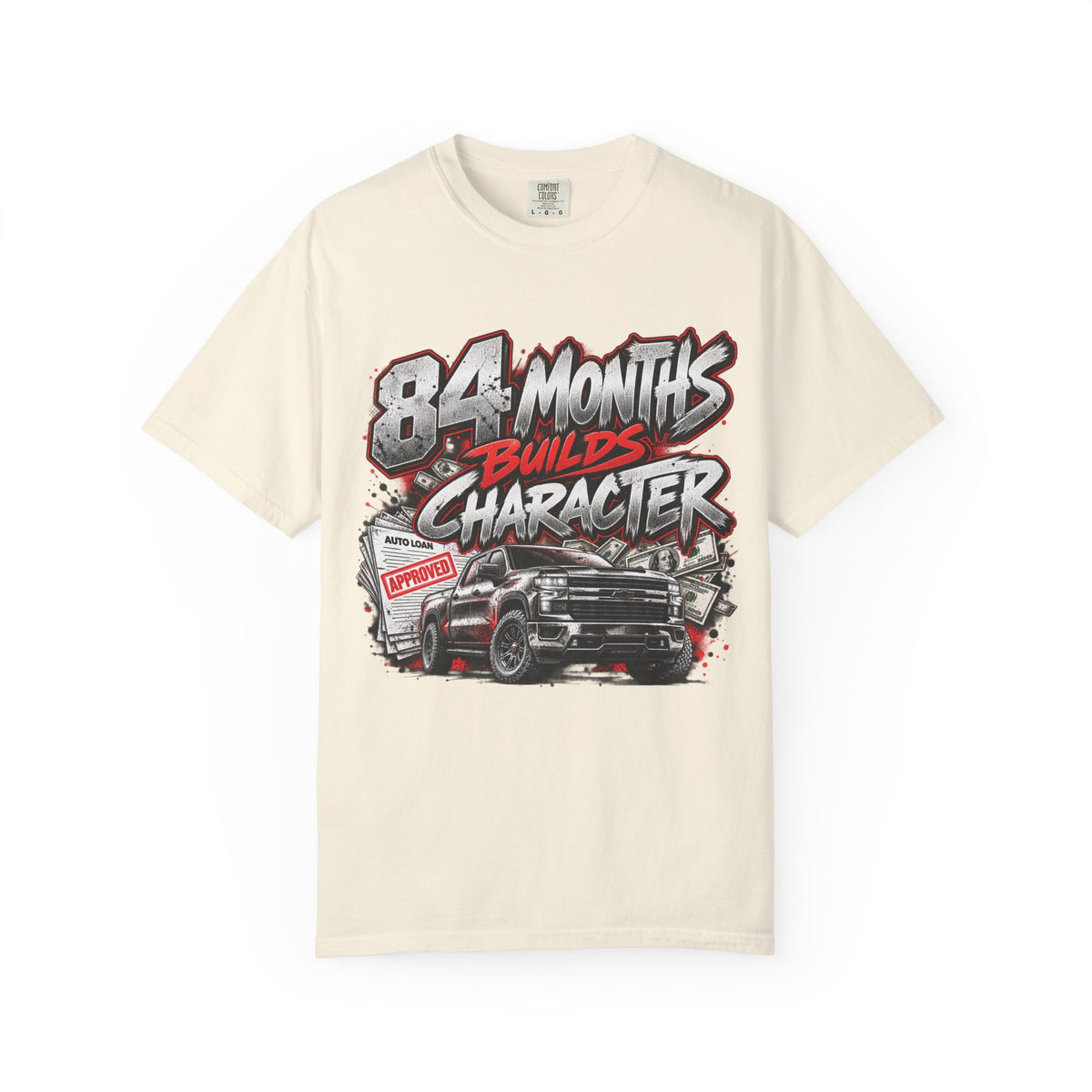 84 Months Builds Character Tee