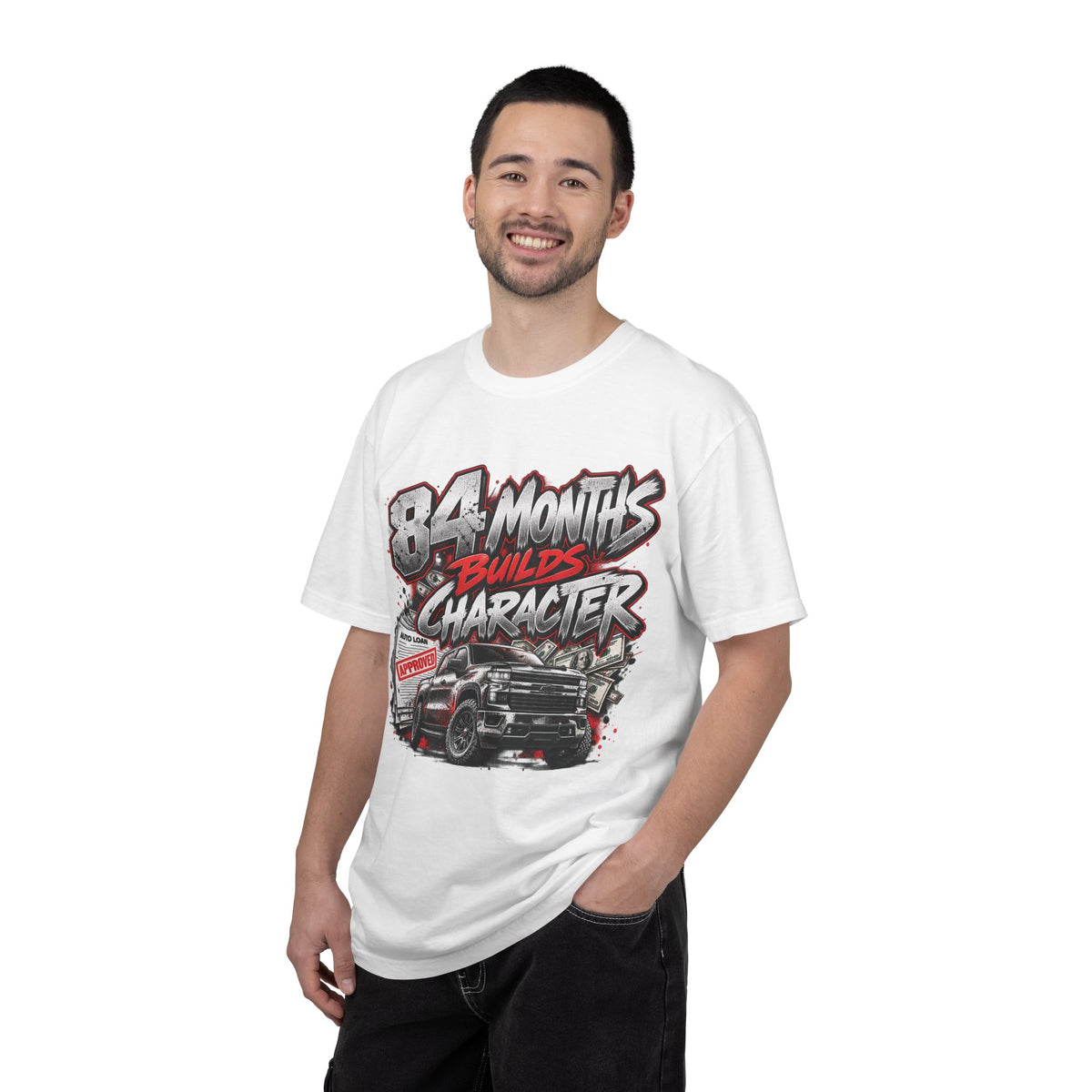 84 Months Builds Character Tee